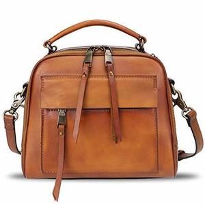 Classic Suede Buckle Bags For Vintage Compact Bucket Satchel Fashion Versatile